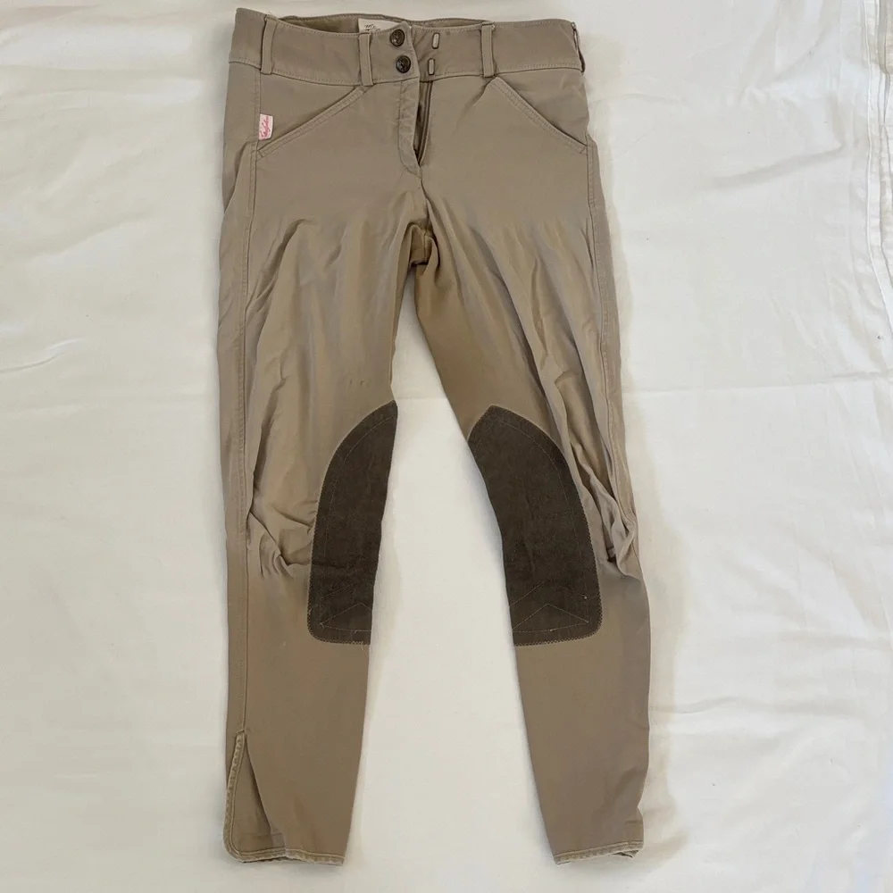 The Tailored Sportsman Beige Equestrian Breeches - Picture 1 of 7